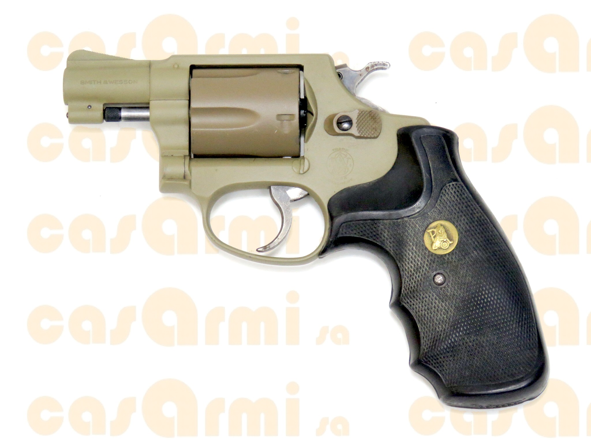 Smith & Wesson mod. 36, con trattamento Cerakote TAN .38 special
